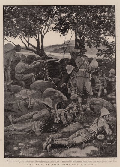 Un rincón fresco, un puesto avanzado cubierto, estilo bóer de Henry Marriott Paget